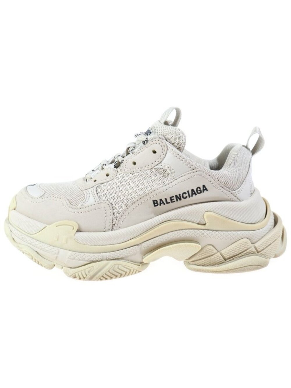 Balenciaga Triple S Low-Top Sneakers Ivory